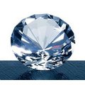 Faceted Diamond Award - Optic Crystal (1 5/8" Diameter)